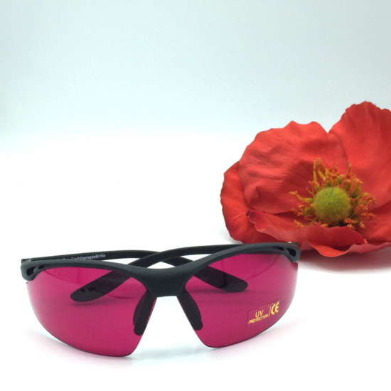 lunettes chromothérapies roses