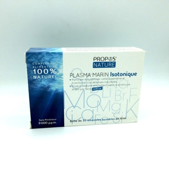 Plasma marin Isotonique