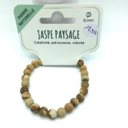 Bracelet jaspe paysage