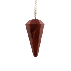 Pendule jaspe rouge